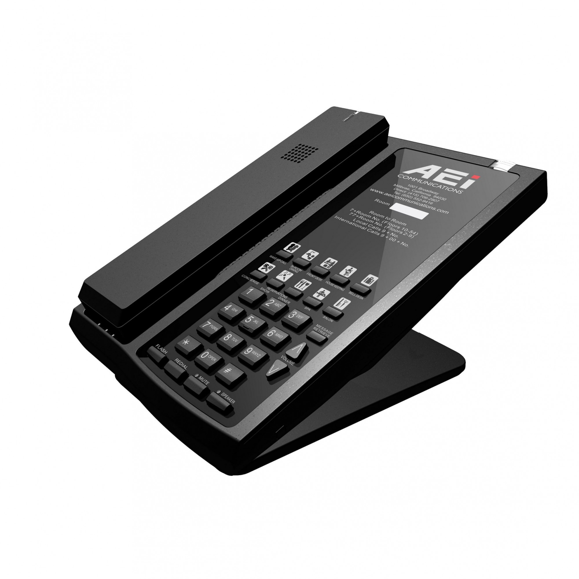 Single-Line Cordless Analog Full Duplex Speakerphone – ASP-8210-SMK/ASP-8110-SMK